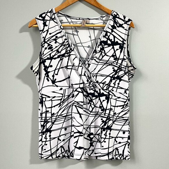 Susan Lawrence empire waist Sleeveless Top - Picture 1 of 3